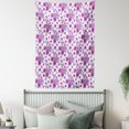 thumbnail image 4 of Mauve Decor Tapestry, Vibrant Raspberries Branches Leaves Freshening Nature Fruit Art Illustration, Wall Hanging for Bedroom Living Room Dorm Decor, 40W X 60L Inches, Violet Purple, by Ambesonne, 4 of 5