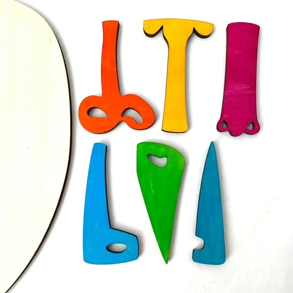 Children Wood Toy Preschool Early Educational Artistic Material: This kids toy Imagination Toys Teaching Props Matching Gaming Supply Kindergarten
