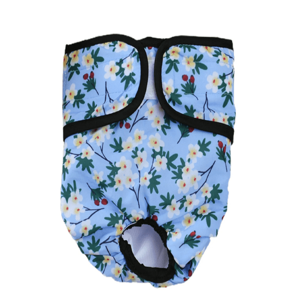 Kingtowag Colored Dog Sanitary Pants, Reusable Washable Leak Proof Physiological Puppy Diaper, Absorbent Doggie Puppy Diaper for Physiological Period, Washable