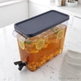 thumbnail image 3 of Mainstays 2-Gallon Acrylic Slim Fridge Dispenser, Gray, 3 of 7
