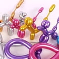 thumbnail image 4 of LCXmlly Balloon Animal Shaping Set DIY Rainbow Twisting Balloons Thickening Latex Assorted Color Balloons 100Pcs, 4 of 7