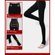 thumbnail image 3 of Leggings de terciopelo dorado grueso con forro polar, pantalones de algodón de terciopelo de cordero para mujer, mono, pantalones de pie, pantalones cálidos de cintura alta de invierno, 3 of 3