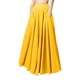 thumbnail image 1 of Falda larga plisada holgada informal para mujer: cintura elástica, color liso, largo maxi para todas las estaciones, tallas S-XXL, 1 of 6