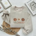thumbnail image 2 of Christian Fall Season Embroidery Sweatshirt, Grateful Thankful Blessed Quote T-Shirt, Bible Verse Fall Shirt, Pumpkin Faith Tee Psalm Tshirt, 2 of 5