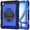 Dark Blue PC, variant on RoseOcean Rugged Case with Screen Protector Strap & Pen Holder for 11-13 Inch Tablets