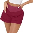 thumbnail image 3 of Summer High Waist Women Active Sport Casual Shorts Ruffle Pants, 3 of 5