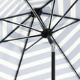 thumbnail image 6 of Kicctian 9FT Outdoor Patio Umbrella, Market Umbrella with 8 Sturdy Ribs, Push Button Tilt & Crank Lift, UV Protection, Waterproof Canopy for Garden, Deck, Pool - New Blue and White Stripes, 6 of 6