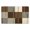 Modèle d'Épissage (42), variante sur Tapis de Salle de Bain 20x32 Pouces avec Design Géométrique Moderne de la Collection Rockwood : Ajout Parfait pour Salle de Bain, Chambre, Bureau, Salon, Entrée sur Planchers de Bois Franc
