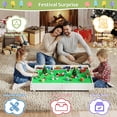 thumbnail image 7 of GITAWUSA 3-in-1 Construction Play Table with Storage Compatible with Lego, Rolling Kids Activity Table, Double Sided Desktop, Train Table for Toddlers 3-8, Convenient Storage Under The Bed and Sofa, 7 of 7