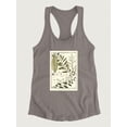 thumbnail image 3 of Fern Classification Iii Racerback Tank Women -Denis Diderot Designs, Female Large, 3 of 4