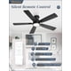 thumbnail image 2 of Ventilador de Techo Fanbulous 117 cm con Control Remoto, LED 20W, 6 Velocidades, Negro, 2 of 9