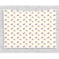 thumbnail image 1 of Ice Cream Tapestry, Colorful Summer Snacks on Sticks Sugary and Refreshing Taste Diagonal Pattern, Wall Hanging for Bedroom Living Room Dorm Decor, 60W X 40L Inches, Multicolor, by Ambesonne, 1 of 2