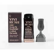VIVIRUSH One Touch Bubble Color Brush Hairdye (Dark Brown)