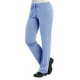 thumbnail image 3 of Maevn Pure Women's 3 Panel V-Nect Top & Relaxed-Fit Elastic Drawstring Cargo Pant Scrub Set, 3 of 5