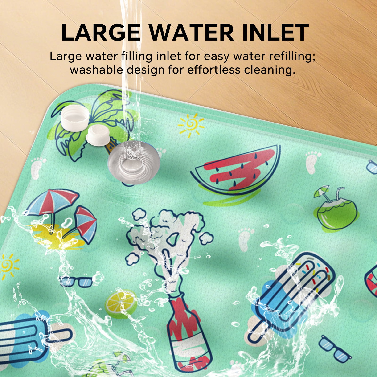 Pet Cooling Mat, Instant Cool Gel Pad for Dogs & Cats, Summer Instant Chill No Refrigeration, Portable Reusable Sleeping Bed (70*120cm/27.56*47.24in)