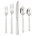 thumbnail image 1 of Fortessa Bistro 18/10 Stainless Steel Flatware Set, Service for 1, 5-Piece, 1 of 6