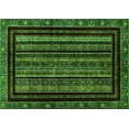 thumbnail image 1 of Ahgly Company Indoor Rectangle Abstract Green Modern Area Rugs, 7' x 9', 1 of 4