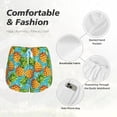 thumbnail image 4 of Bixox Women's Pineapple pattern 2 in 1 Running Shorts - Lightweight Athletic Workout Gym Yoga Shorts Liner with Pockets - X-Large, 4 of 7