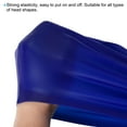 thumbnail image 4 of Gorros de natación de silicona Uxcell unisex, gorros de piscina antideslizantes, impermeables y elásticos, color azul oscuro, 4 of 6