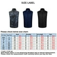 thumbnail image 2 of UKAP Womens Mens Heated Vest with Battery Pack,Unisex Women Electric USB Charging Heating Jacket Coat Winter Warm Waistcoat with Pocket Thermal Outdoor Sleeveless Vest for Hiking Climbing,Black, 2 of 11