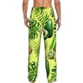 thumbnail image 3 of Fotbe Men'S Kiwi And Avocadoclassic Pajama Pants With Elastic Waist And Drawstring Pockets，Pajama Pants Mens Lounge Pants Super Soft, 3 of 9