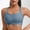Blue, variant on Generic Sports Bra High Impact Adjustable Criss Cross Back, Full Support for Large Bust No Bounce