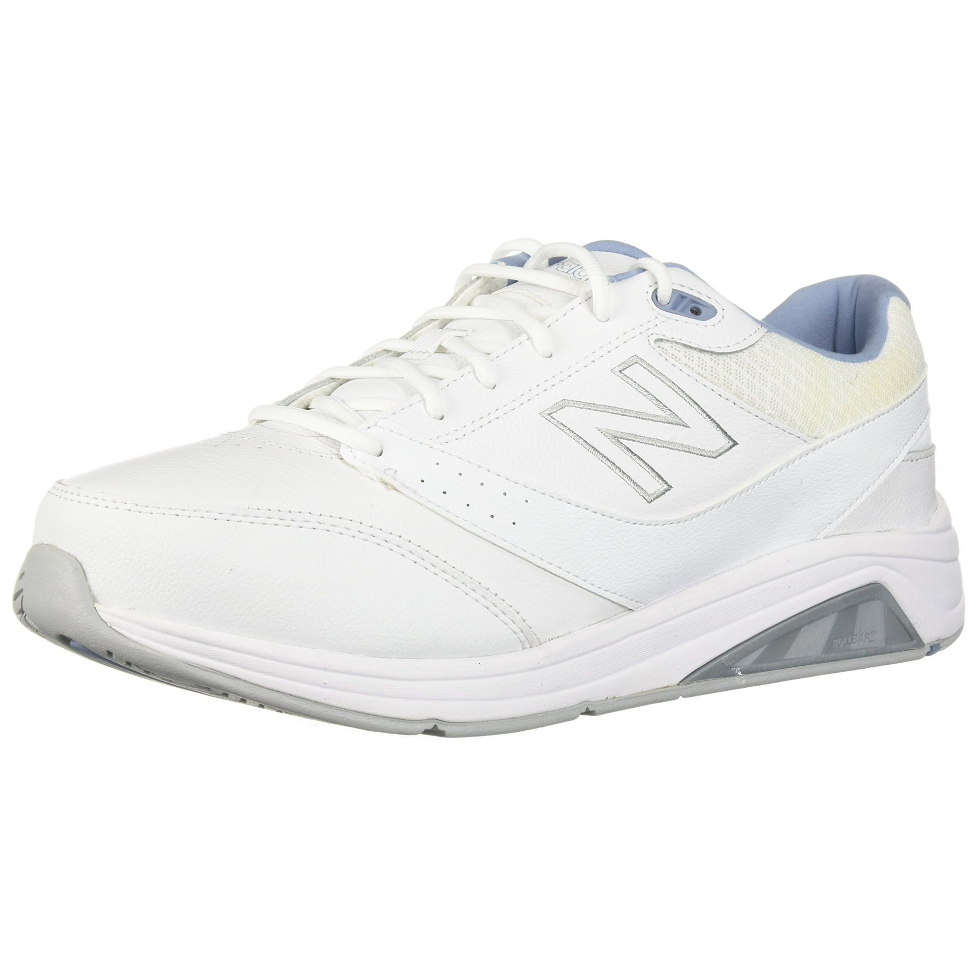New Balance Women's 928v3 Walking Shoe, White/Blue, 10 D US