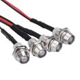thumbnail image 3 of Peahefy RC Car LED Light, RC Accessory,4PCS 5mm Headlights RC Accessory LED Lights for Model Drift Car Vehicle, 3 of 8