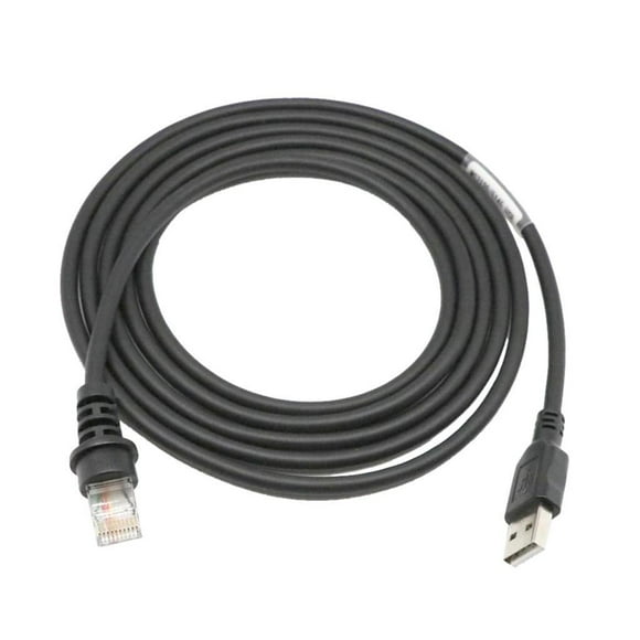 Xingzhi 6.6ft USB Cable for Metrologi BarCode Scanner MS9540 MS9544 MS9535