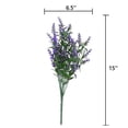thumbnail image 2 of Autumn Clearance Valentines Day Decorations, Valentines Day Decor For Anniversary, Artificial Lavender Flowers 8 Bundles Fake Flowers No Fade Faux Plastic Plants, 2 of 8