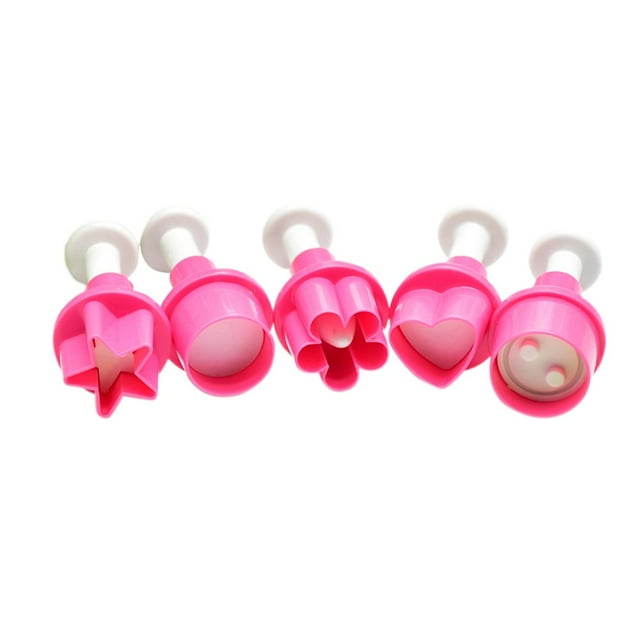 5PCS/Set Easily Washable Cutting Die Plastic Cutters Cake Making Mould Fondant Mold Fondant Craft DIY Store Kitchen