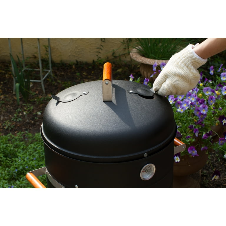 Water smoker grill top