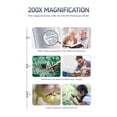 thumbnail image 2 of Educational Digital Microscope Resolution IP54 Rechargeable Battery Science Learning Tool for Science, 2 of 16