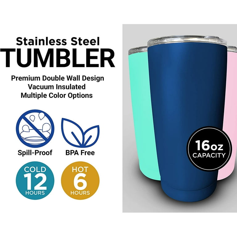 Colma Vacuum Tumbler with Straw - 22 oz. - Colors
