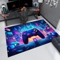 thumbnail image 3 of Dreammotif Flying Console Modern Area Rug for Living Room - 4.6 x 6.5 ft Machine Washable, Thin, Non Slip Backing Carpet, 3 of 8