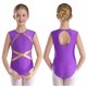 thumbnail image 3 of Niños Niñas brillantes diamantes de imitación gimnasia Ballet Jersey leotardo patinaje artístico baile disfraz ojo de cerradura espalda sin mangas mono, 3 of 5