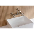 thumbnail image 2 of Kingston Brass KS7258AX English Country Double-Handle 2-Hole Wall Mount Bathroom Faucet in Brushed Nickel, 2 of 8
