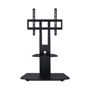 Proman Products Macro TV Stand, Adjustable Height and shelves, Black