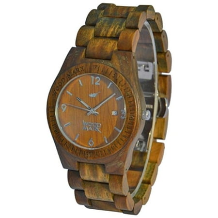Wood Mark ZS-W086A Mens Sequoia Green Sandalwood Watch