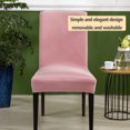 thumbnail image 4 of Cubierta de silla de oficina Funda protectora anti-arrugas Estilo simple El Four Seasons Multicolor Stretch Slight Funda para el Hotel Pink sidaley HA012481-10, 4 of 6