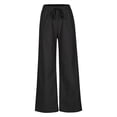 thumbnail image 2 of FNFYFH Clearance Ladies Plus Size Linen Pants Solid Color, 2 of 5