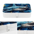 thumbnail image 4 of Shark PU Leather Jewelry Stand with Removable Compartment and Portable Display Case - Necklace and Travel Organizer, 4 of 6