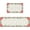 Christmas0011, variant on Anti Fatigue Kitchen Mat Set of 2 Cushioned Kitchen Floor Mats Kitchen Rugs Non Slip Kitchen Runner Rug Floral Yellow Sunflowers on Rustic Wooden Boards (15.7"x23.6"+15.7"x47.2" inches)