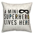 thumbnail image 2 of Creative Products Mini Superhero Residence 16 x 16 Spun Poly Pillow, 2 of 3