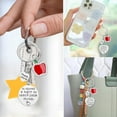 thumbnail image 6 of 6 Sets Teacher Gifts Teacher Appreciation Gifts Rhinestone Keychain Organza Bags with Thank You Cards for Women Teachers Christmas Valentine's Day Thanksgiving Graduation, 6 of 7