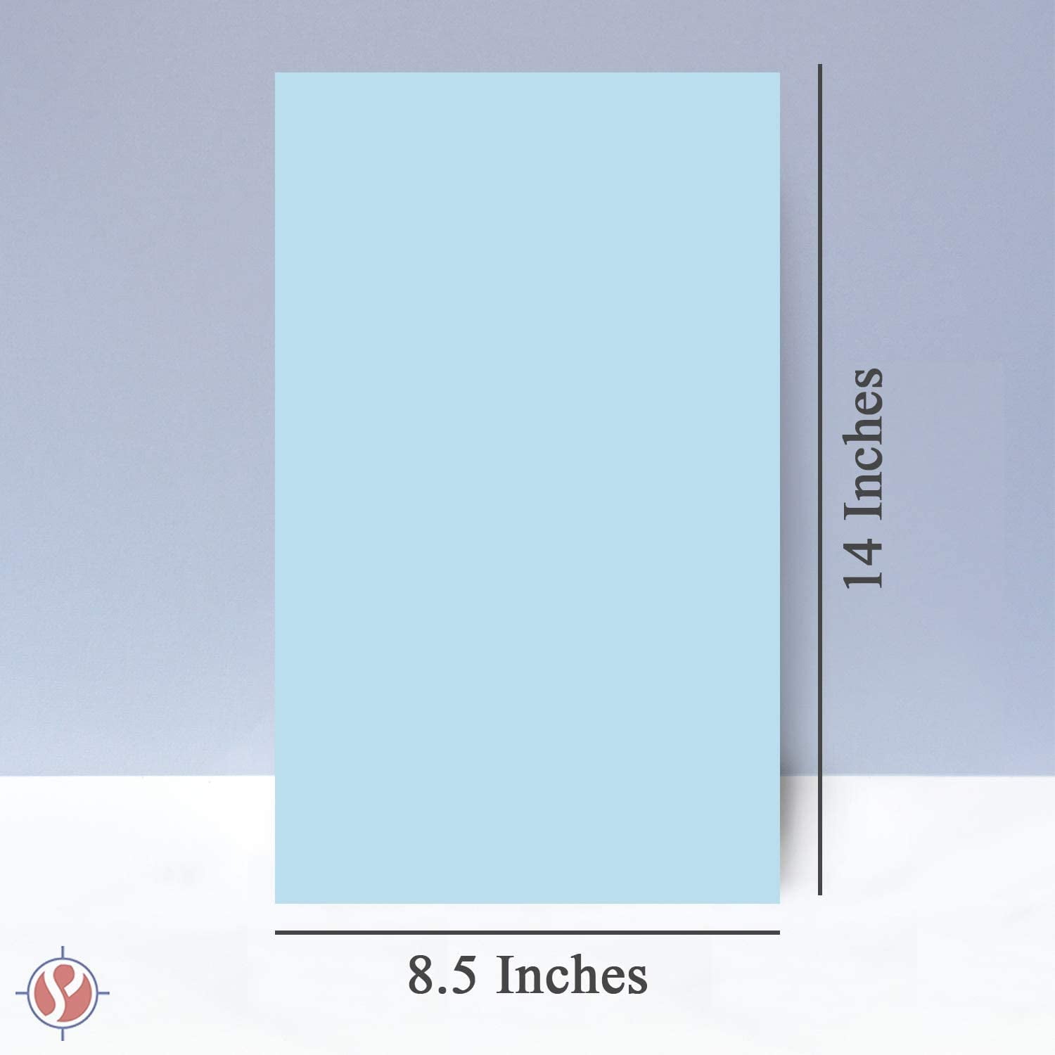 Blue Pastel Legal Size Paper, Staples Brand, 8.5” x 14”, Ream Of