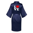 thumbnail image 4 of TIMIFIS Couples Silk Robe Sets Hotel Spa Robes Bride and Groom Robe Bridal Party Robes 1Pcs pring/Summer, 4 of 5