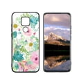 thumbnail image 1 of Compatible with Moto G Play 2021 Phone Case, Floral-13 Case Men Women, Flexible Silicone Shockproof Case for Moto G Play 2021, 1 of 1