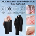 thumbnail image 4 of Guantes de protección solar para mujer, guantes de conducción de verano, guantes antideslizantes de protección UV para exteriores, 4 of 5