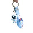 thumbnail image 2 of Astronaut Keyring Interesting Backpacks Pendant Fashion Decor Accessory Adorable Cartoon Spaceman Keychain Keyholder Decoration Blue Small, 2 of 8